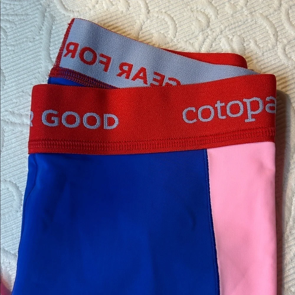 Cotopaxi Haraka Women's Leggings - Blue and Pink NEW. XS